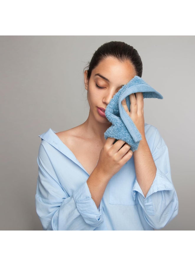 Xclusives Premium 12 Pack White Wash Cloths & Face Towels – 33cm x 33cm, 100% Cotton - Image 3
