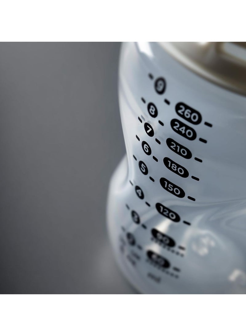 Tommee Tippee UK Tommee Tippee Closer to Nature Extra Slow Flow Bottles with Breast-Like Spout and Anti-Colic Valve (5 ounces, 2 pcs) - Image 5