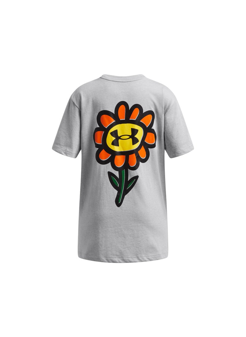 UNDER ARMOUR Girls' Nurture Game Oversized T-shirt  - Image 2