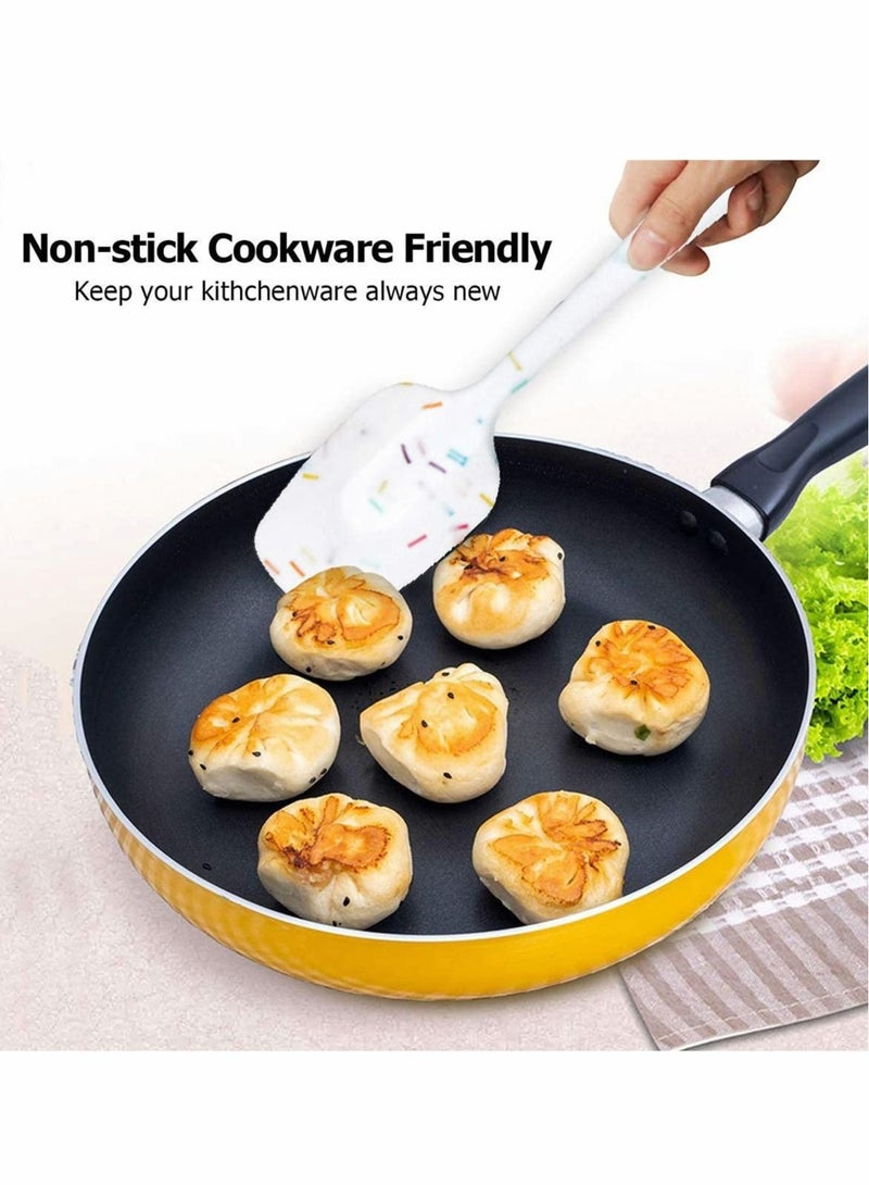 كاست ويف مجموعة ملاعق سيليكون مكونة من 6 قطع، ملاعق كيك وكريمة وزبدة مقاومة للحرارة، خالية من مادة BPA، أداة مكشطة خلط من السيليكون للمطبخ - Image 3