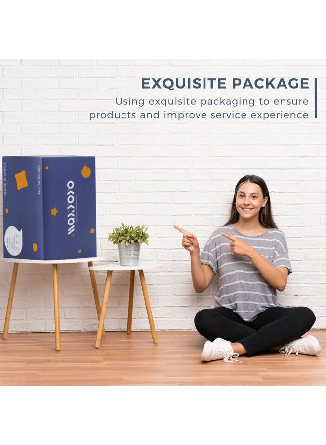 MAXYOYO مرتبة فوتون يابانية مغامرة الفضاء البحرية، مرتبة تاتامي سميكة، وسادة نوم قابلة للطي، مرتبة سرير قابلة لللف، سرير للجلوس على الأرض، أرائك وسراير للأطفال بحجم توأم - Image 5