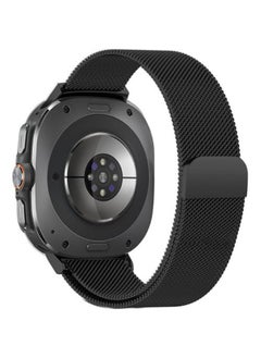 Generic Durable Design Metal Band Compatible With Samsung Galaxy Watch 7 Ultra Bands, No Gap Milanese Stainless Steel Metal Magnetic Strap For Galaxy Watch 7 Ultra 47mm Women Men Straps 