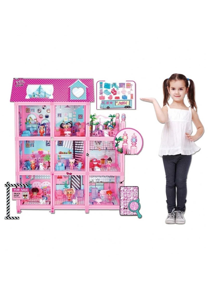 plastic doll house  - Image 1