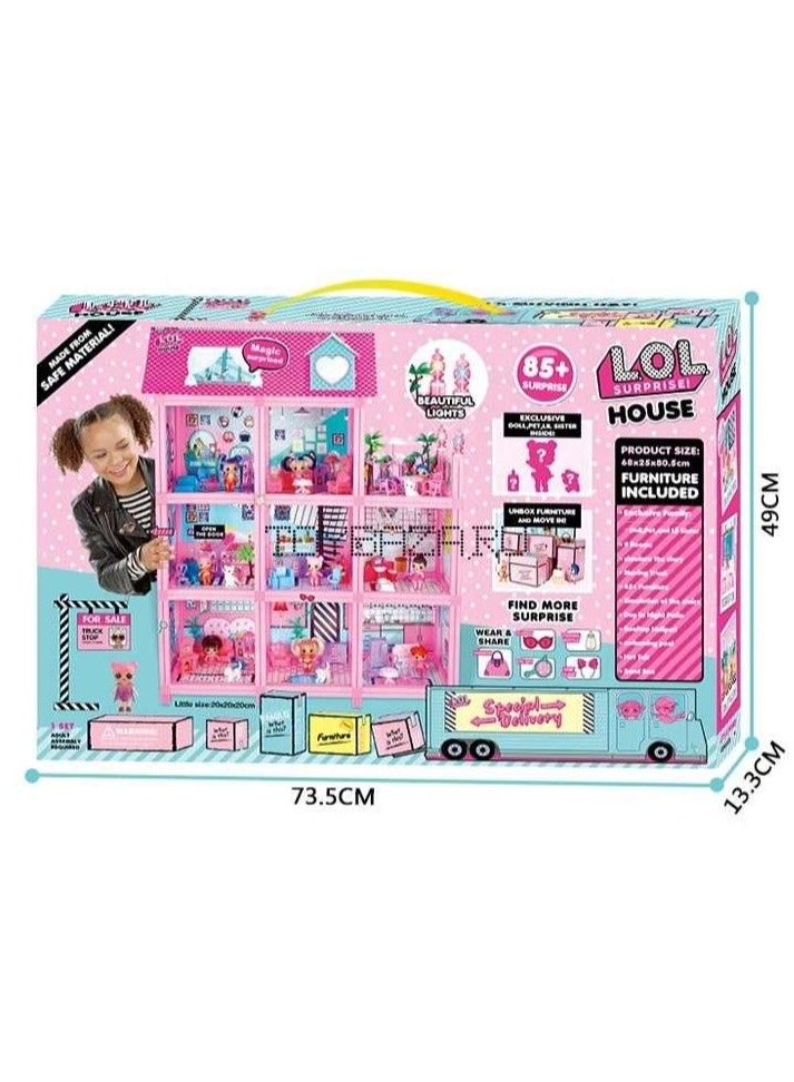plastic doll house  - Image 3