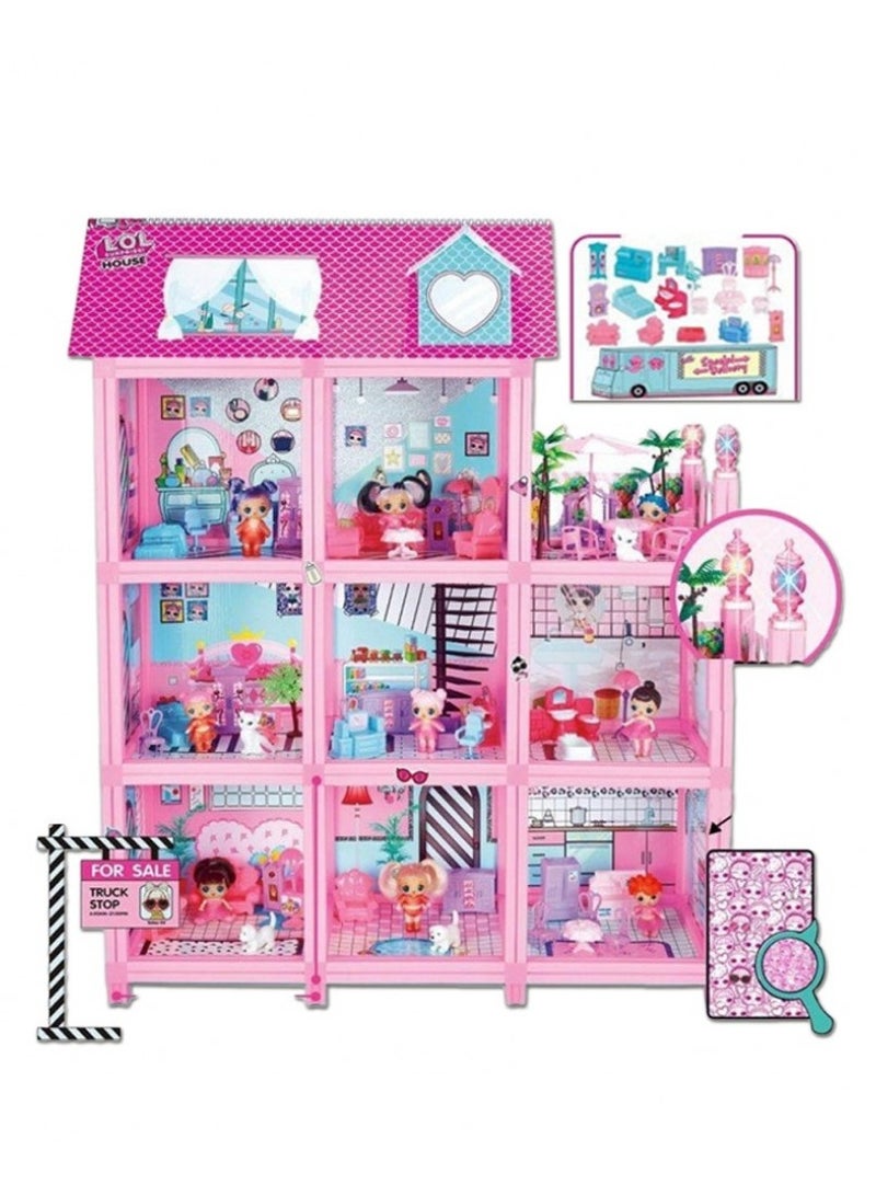 plastic doll house  - Image 4