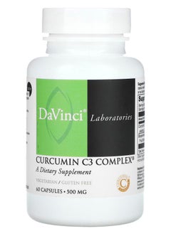 DaVinci Laboratories of Vermont Curcumin C3 Complex 500 mg 60 Capsules 