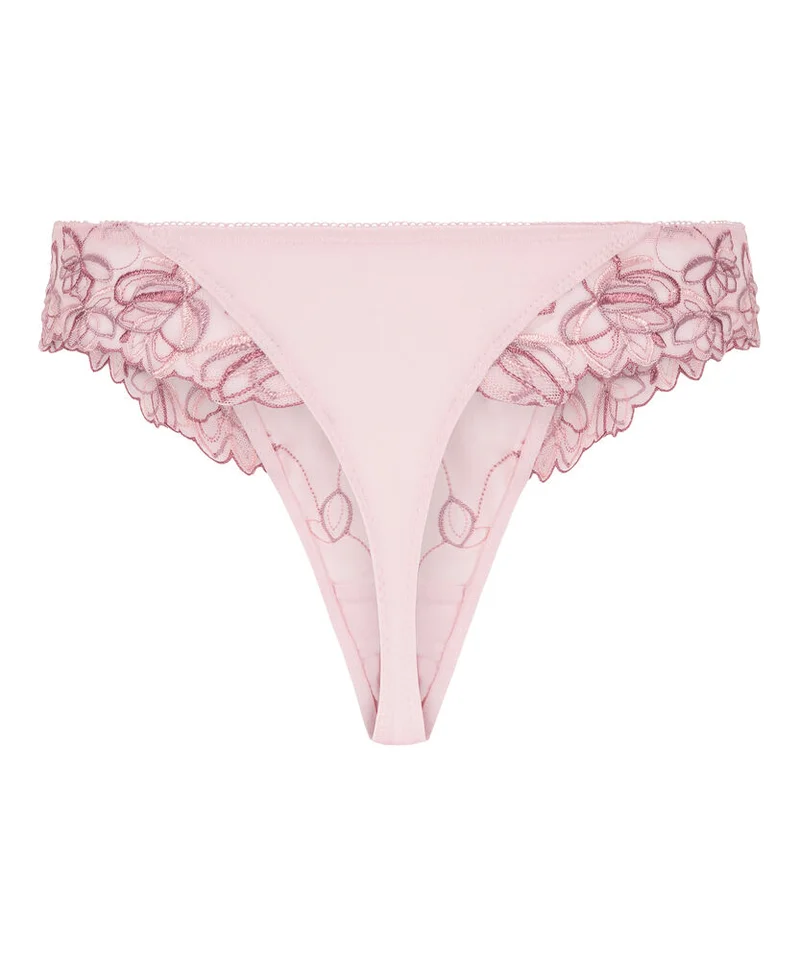 hunkemoller Lace Detail High Waist Thong
