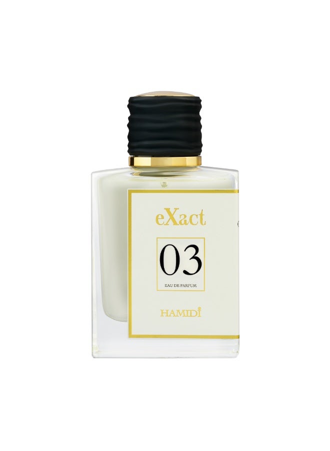 Hamidi Exact 03 CL BLUE Eau De Parfum For Man, 100ML, Perfumes For Men, Zesty Fragrance With Grapefruit, Smoky Incense, And Sandalwood, Luxury Long Lasting Scent For Him - Image 1