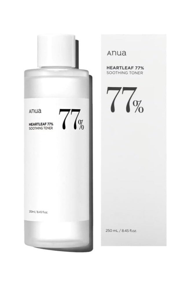 Anua Wonder Heartleaf 77% Soothing Toner I Ph 5.5 Trouble Care, Calming Skin, Refreshing, Hydrating, Purifying, Cruelty Free, Vegan 250Ml - Image 1