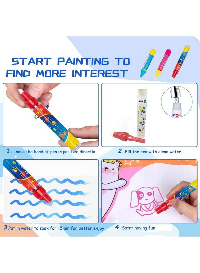 wonuu Water Doodle Pens Replacement Water Pen, Drawing Doodle Pens For Aqua Water Doodle Mat (Pack Of 6) - Image 5