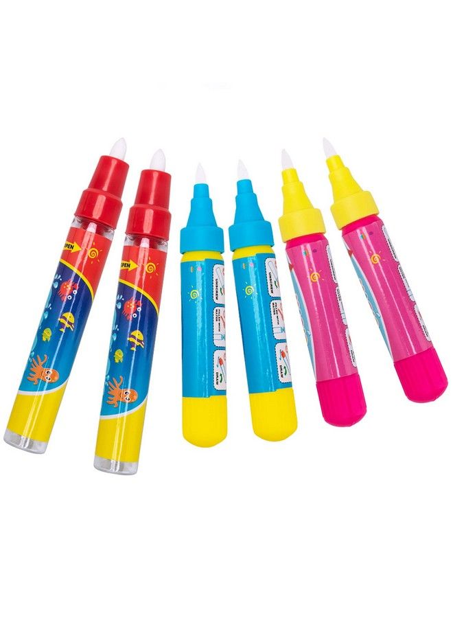 wonuu Water Doodle Pens Replacement Water Pen, Drawing Doodle Pens For Aqua Water Doodle Mat (Pack Of 6) - Image 1