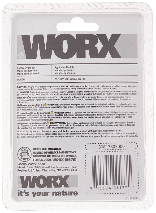 WORX WA0014 Spool & Line for WG168, WG190 & WG191 Cordless String Trimmers - Image 5