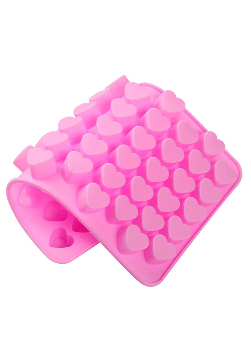 55 Cavitiy Mini Heart Shaped Candy Moulds Silicone Chocolate Soap Mold Ice Cube Tray  - Image 3