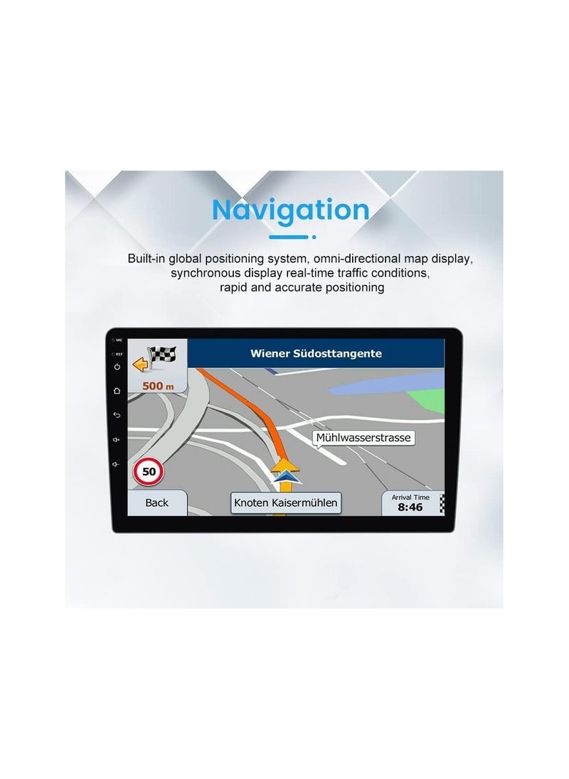 SHEZA STAR Android Car Stereo for Toyota Prado 2018 2019 2020 4GB RAM 64GB ROM 10 Inch Support Apple Carplay, MirrorLink WiFi BT, IPS Touch Screen with AHD Camera Included  - Image 5