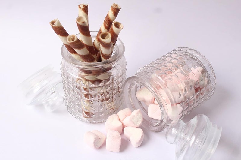 Killerzone 4pcs Glass Spice Racks for Kitchen Masala Storage Containers Spice Box for Kitchen Seasoning Masala Storage Box with Spoons Storage Containers Cooking Tools - Image 2