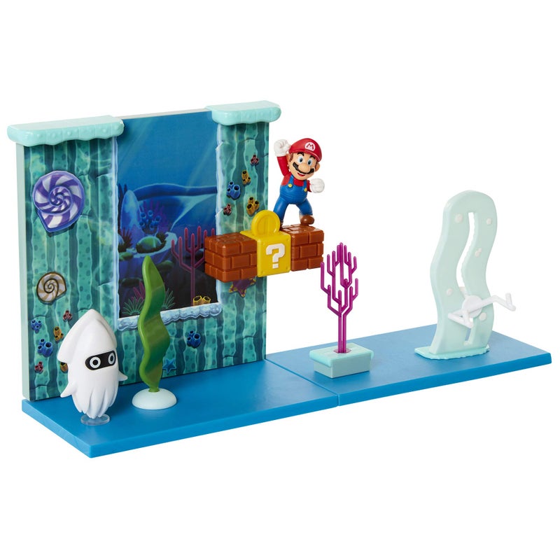 Nintendo SUPER MARIO Nintendo 2.5" Underwater Playset, One Size - Image 1