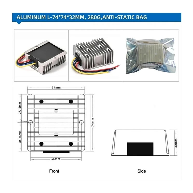 DC Buck Converter 30 60V to 5V 12V 24V Step Down Voltage Regulator 10A Max Isolated Module - Image 4