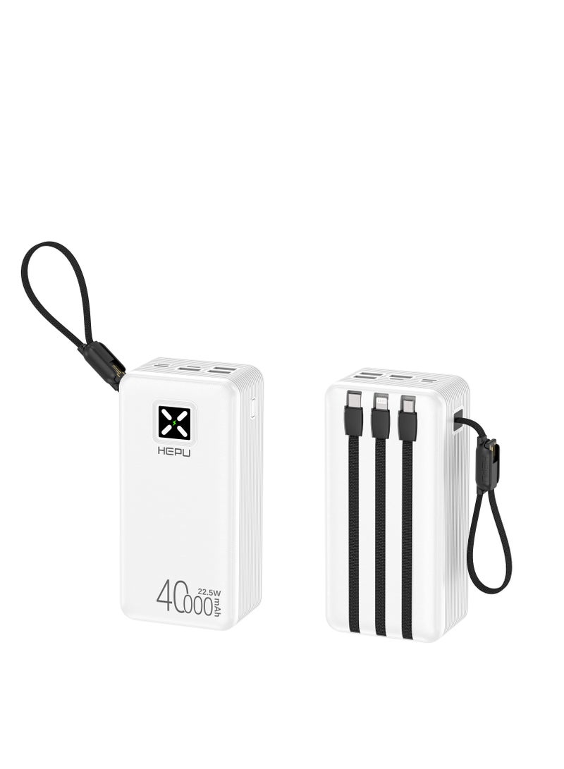 هيبو باور بانك HEPU بسعة 40000 مللي أمبير/ساعة - Image 1