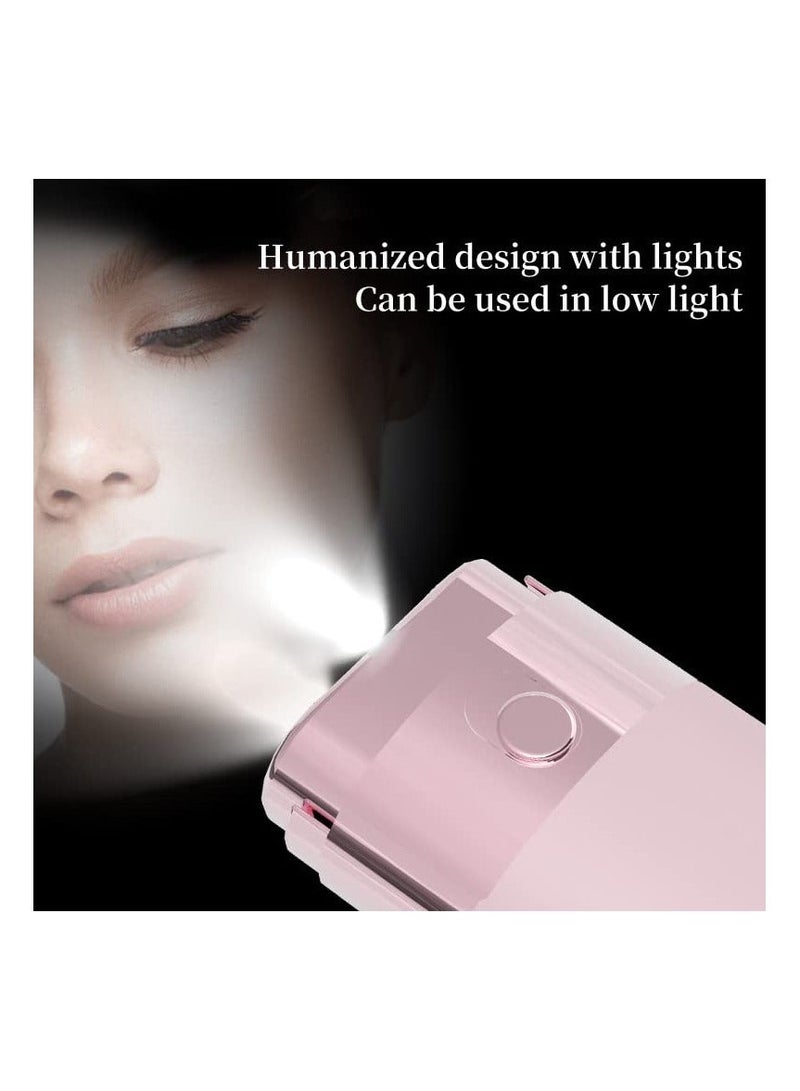 Womens Shaver, 2023 New Electric Double-Headed, Hair Removal Device, Razor, Underarm Private Body Shaving for Home Use, Women's Shaver and Trimmer, Cordless, Rechargeable (Pink) - Image 2