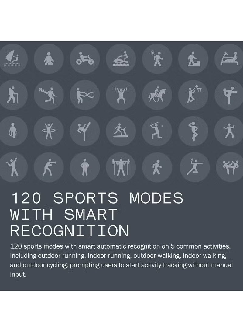 CMF Watch Pro 2 Smartwatch with 1.32" AMOLED Display – Built-in Multi-System GPS for Accurate Tracking, 120 Sports Modes, Smart Sleep Algorithm, Bluetooth Calling with AI Noise Reduction, IP68 Waterproof, Long Battery Life, Compatible with Android & iOS – Black - Image 5