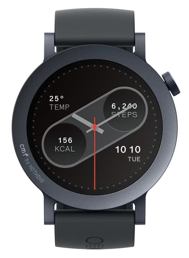 CMF Watch Pro 2 Smartwatch with 1.32" AMOLED Display – Built-in Multi-System GPS for Accurate Tracking, 120 Sports Modes, Smart Sleep Algorithm, Bluetooth Calling with AI Noise Reduction, IP68 Waterproof, Long Battery Life, Compatible with Android & iOS – Black - Image 2