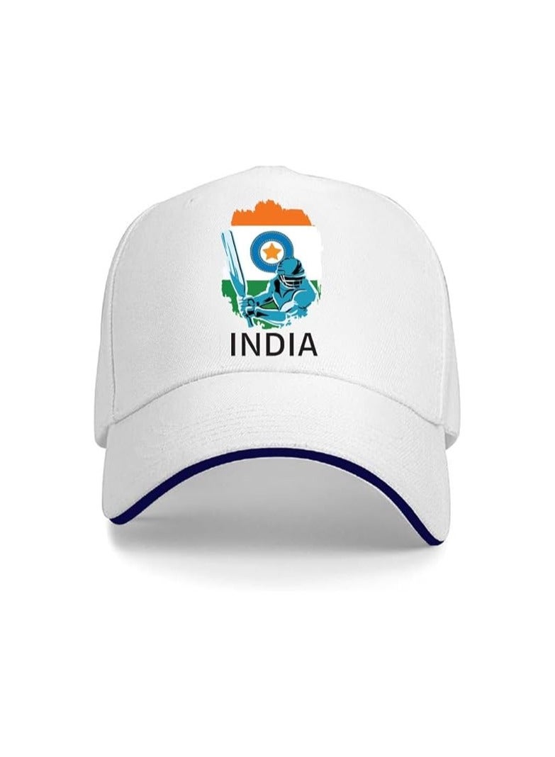 India Unisex Sports Blue Jersey - T-shirt, Drawstring Bag, Cap, and Scarf - Perfect for Indian Cricket Fans and Cricket Lovers - Ideal for Matches  - Image 4