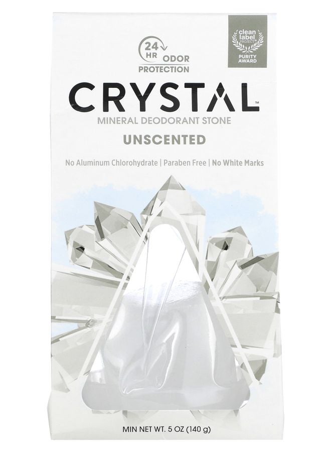 Crystal Mineral Deodorant Stone Unscented 5 oz (140 g)