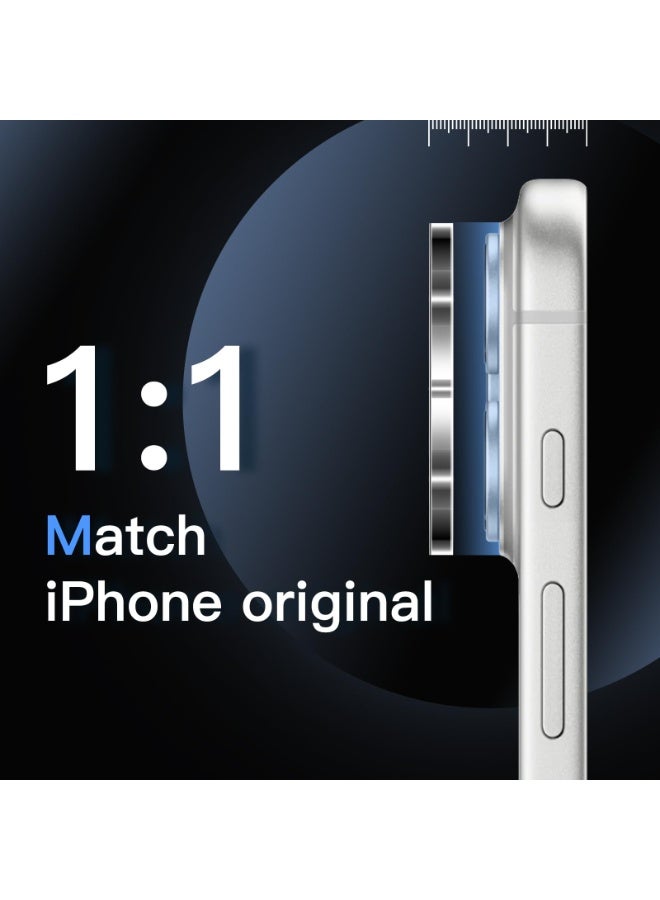 3Pcs Camera Lens Protector for iPhone 17 Pro 6.3-Inch, 9H Tempered Glass, Anti-Scratch, Case Friendly, Does Not Affect Night Shots, HD Clear,  (Clear) - Image 5