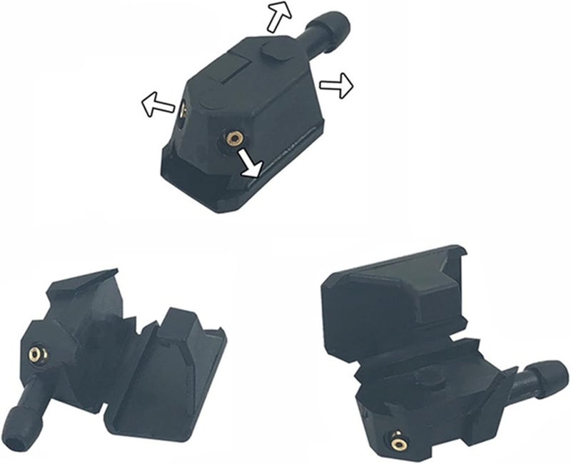 cheekyglo Car Front Windshield Washer Nozzles Arm Mounted Jets Nozzles Washer Nozzles Car Windshield Wiper Spray Jet Universal Car Wiper - Image 4