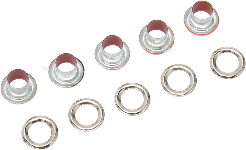 500 Sets Grommet Kit, 6mm Round Copper Eyelets with Washers, Bright Color Multi Purpose Grommet Set for Leather Clothes Repair Decoration DIY Craft Projects (Orange) - Image 5
