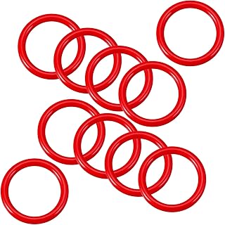 MINIFOCUS Silicone O-Ring, 23mm OD 15mm ID 4mm Width, Dive Diving O-Rings, Red (Pack of 10) - Image 1