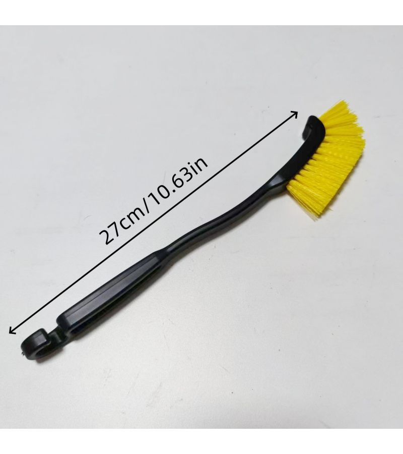 فرشاة تنظيف السيارة متعددة الوظائف 27 سم بشعيرات ناعمة ومقبض ممتد - Image 4