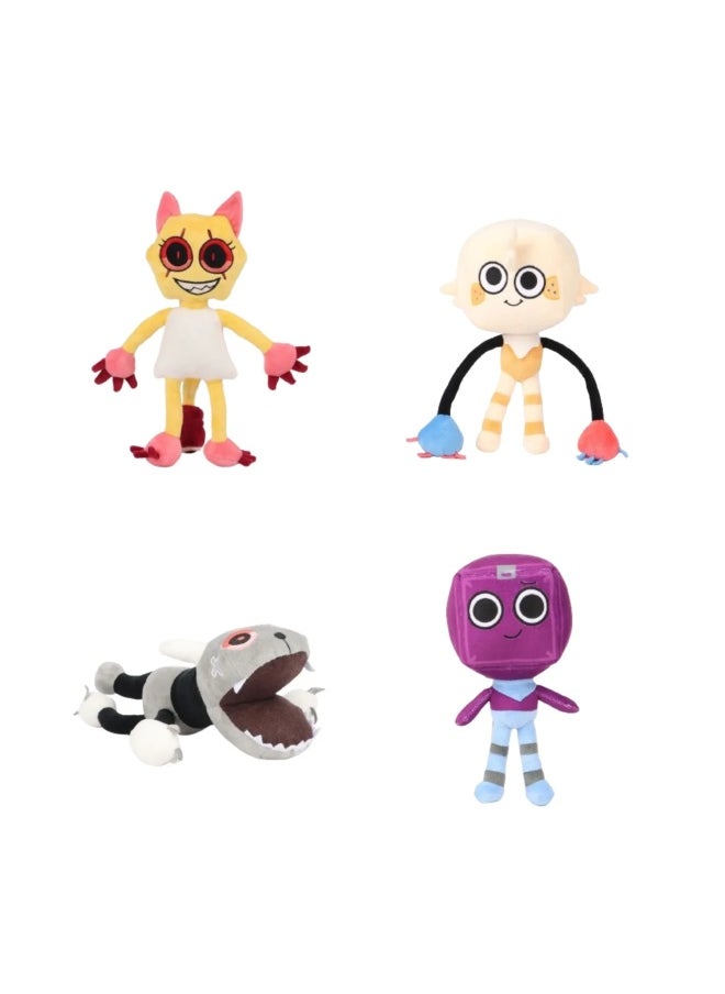 null - Dandy's World Danedi World Plush Doll Cartoon Game Peripheral Small Decorative Items Micro Model Home Supplies From China-Color:Astro Blue Clown 27cm0.09kg-Height:See Options - Image 1