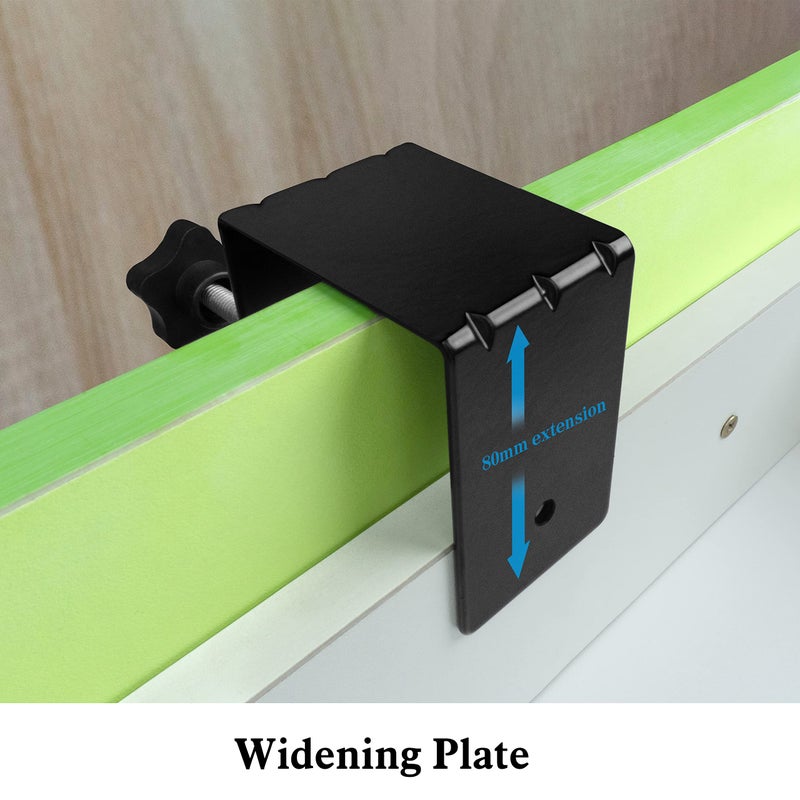 ViewReal Large Drawer Front Panel Installation Clamps Cabinet Hardware Jig C Clamps 3mm Thicker Drawer Drill Hole Guide U Clamp with Big Silicone Protective Pads(4 Pack) - Image 4