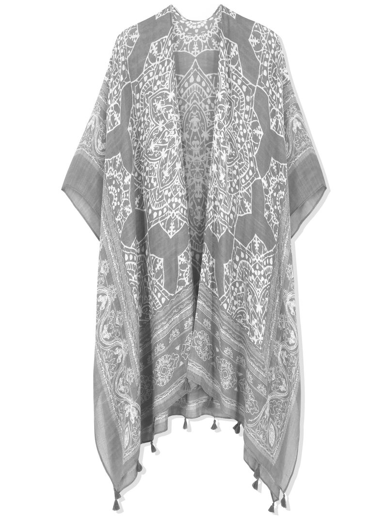 Breezy Lane Kimonos for Women Swimsuit Coverup Beach Cover Up for Swimwear Summer Kimono Cardigans Vacation Wear - Image 2