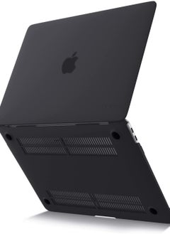 Generic حافظة صلبة سوداء مطاطية متوافقة مع MacBook Air 13.6 بوصة 2024 M3 Chip A3113 و2022 M2 Chip A2681  - Image 1
