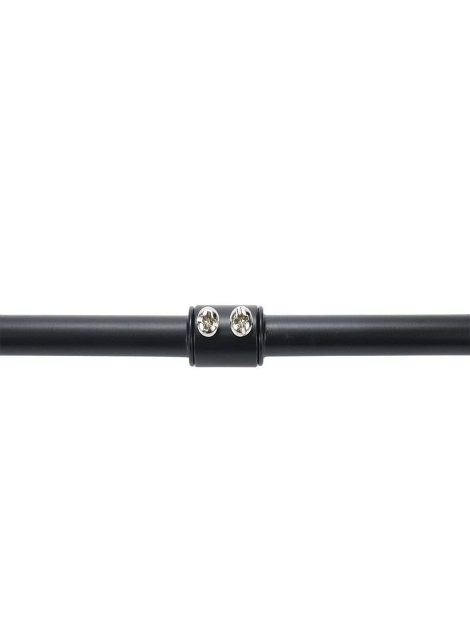 Pastlla 5 Sets M10 Straight Pipe Lamp Stem Kit with Connector Coupling Lamp Rod Hardware Light Fixture Parts Replacement, 11.9" Long，Black - Image 5