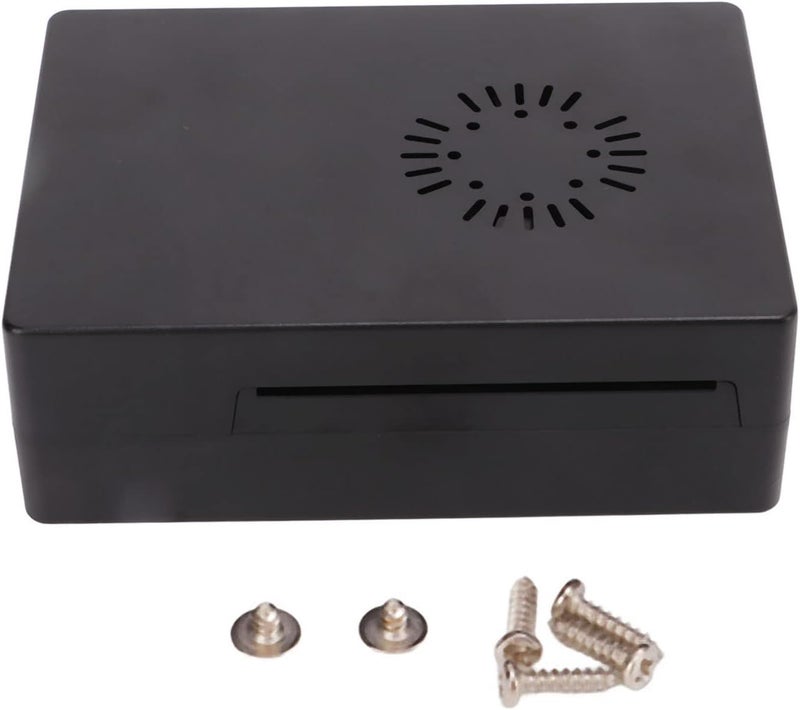 3 Model B + Protective Case, Flame Retardant ABS Burr - Free Enclosure with Vents - Durable Water - Cover, Heat Dissipation for Secure Electroni (Black) - Image 1