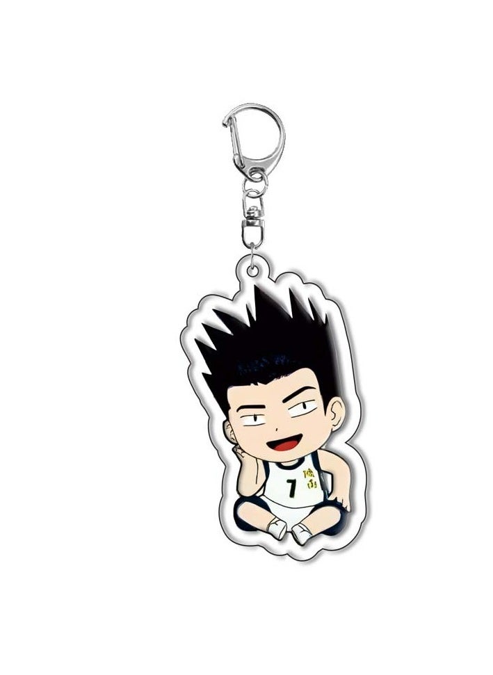 KUYING Creative Slam Dunk Keychain Student Backpack Pendant 