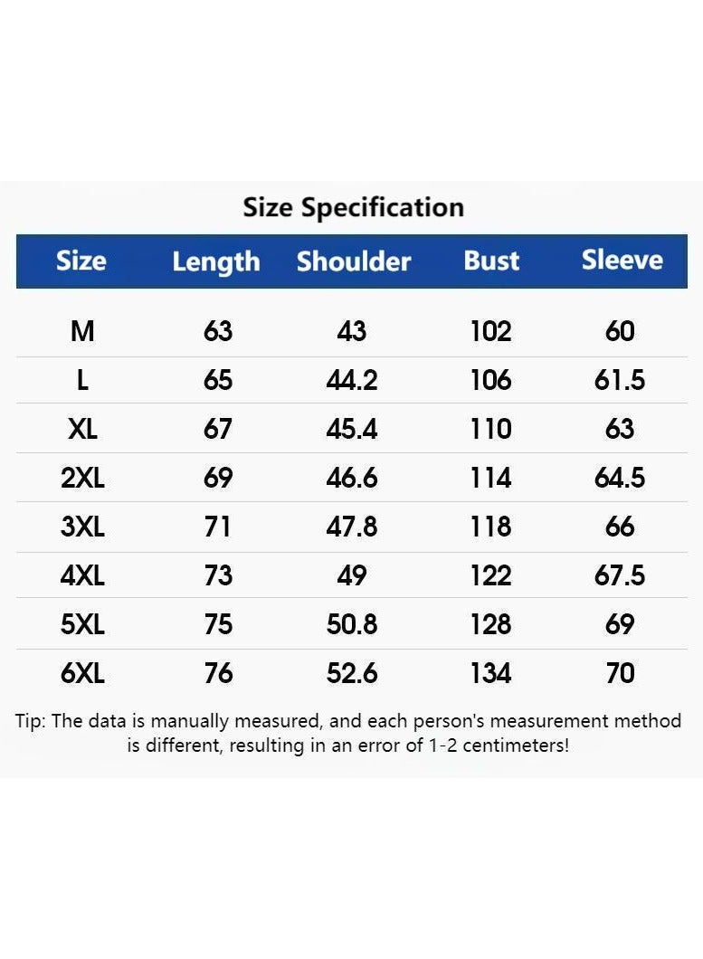 Large Size Fashionable Men's Printed Casual Men's Jacket  - Image 4