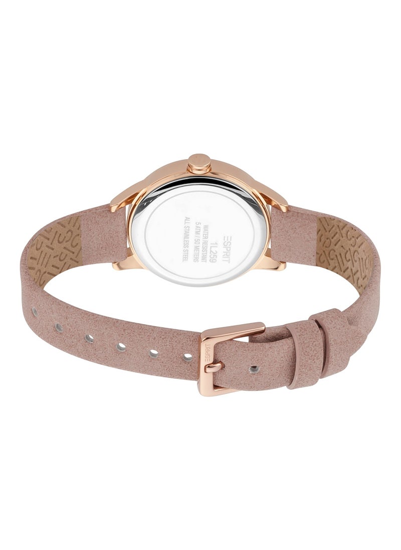 ESPRIT Leather Analog Watch ES1L259P4035  - Image 4