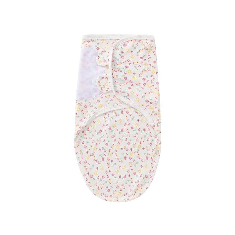 Y&D High Quality Organic Cotton Swaddle Wrap Set - Cute Cartoon Print, Unisex Newborn Infant Swaddlers, Essentials Sleepsack - Image 1