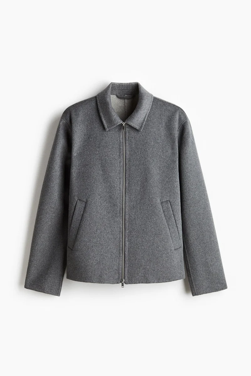 H&M Regular-fit Wool-blend overshirt
