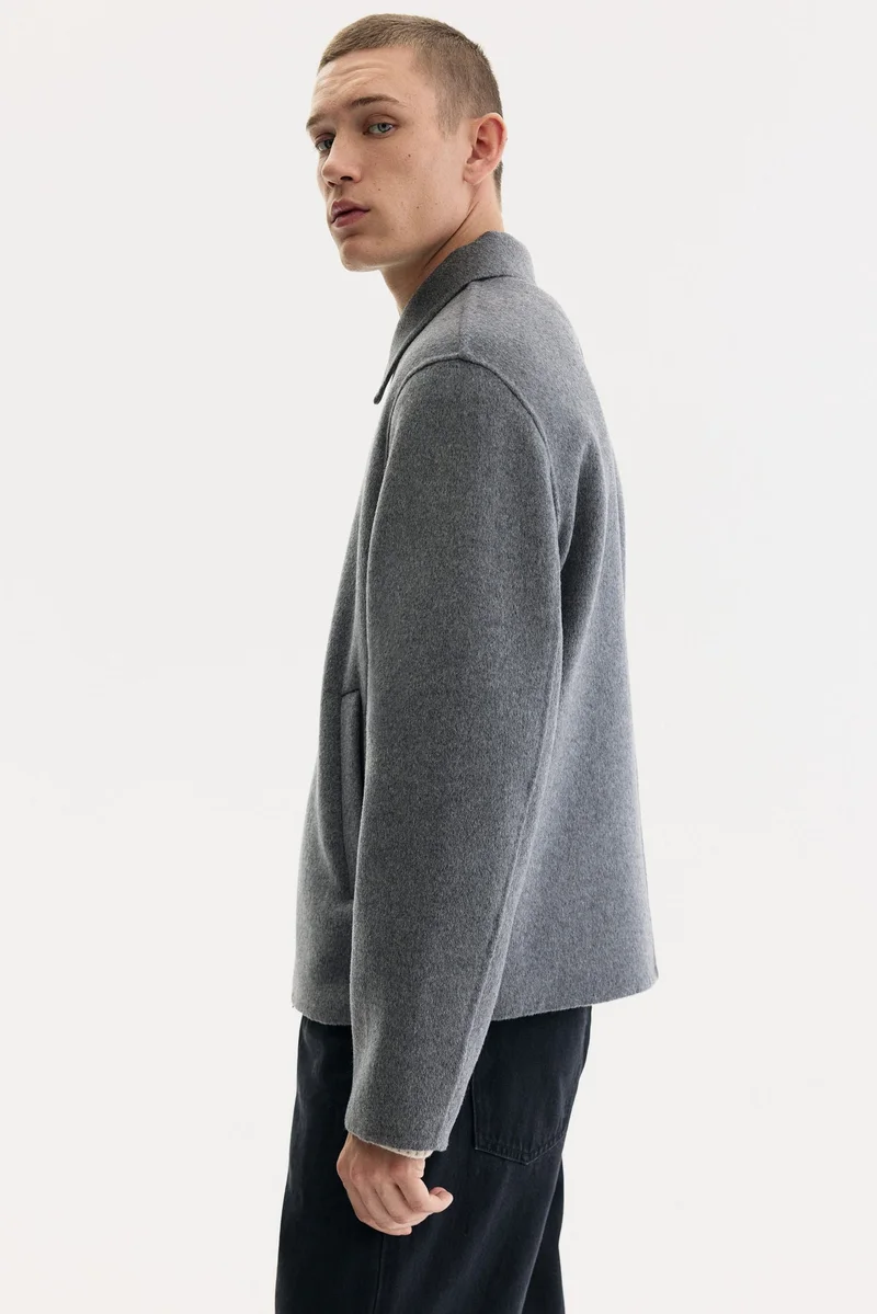 H&M Regular-fit Wool-blend overshirt
