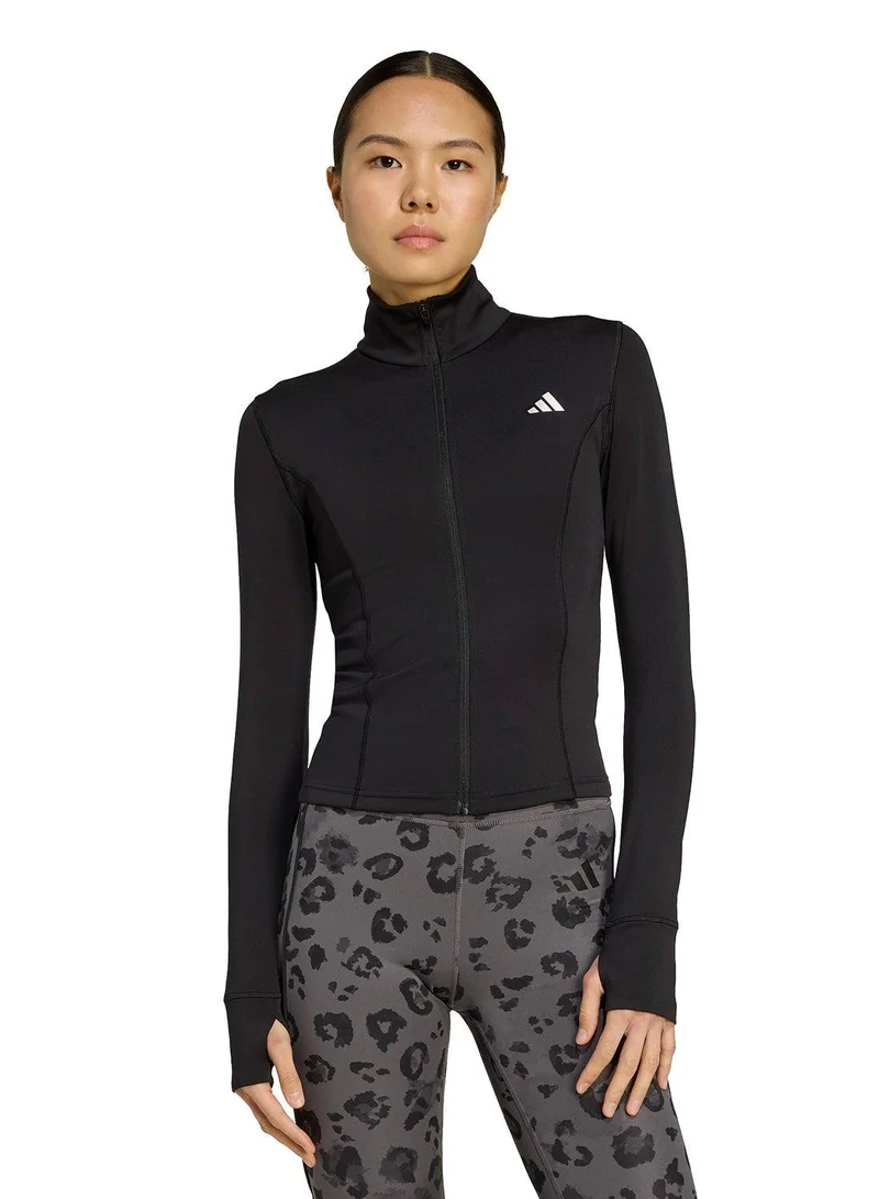 Adidas We Zp Thru Jkt Black Track Top Track Tops For Women