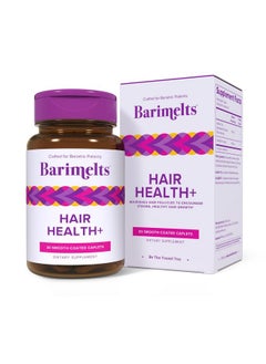 BariMelts Barimelts Hair Health+ for GLP-1 Users and Bariatric Patients - Hair Growth Supplement Helps Reduce Visible Hair Thinning - 30 Smooth-Coated Caplets (1-Month Supply)  - Image 1