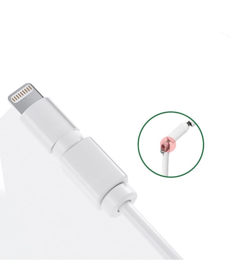 PVC Cable Protectors 8pcs Set Durable Charging Wire Guard for Phone USB Tablet Cords - Image 5