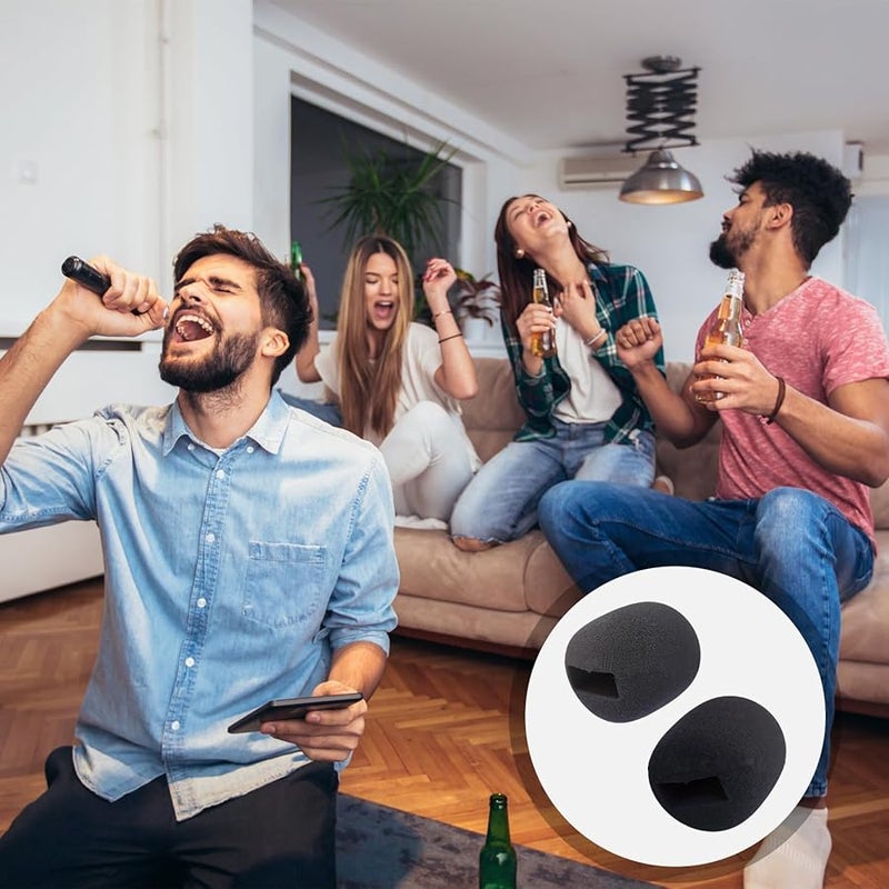 Lavalier Microphone Noise Reduction Sponge Sleeve Windscreen Protector Size 8 5x7cm - Image 5