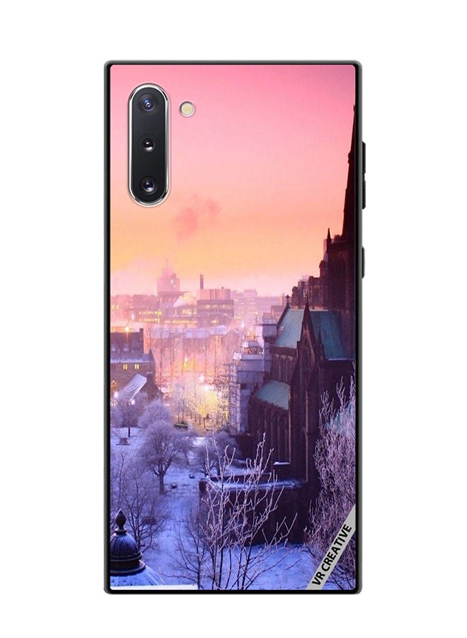 VR CREATIVE Protective Case Cover For Samsung Galaxy Note10 5G Quebec Winter Design Multicolour - Image 1
