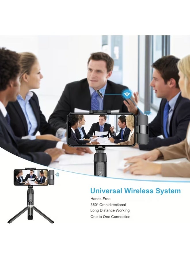 aeen Wireless Lavalier Microphone for iPhone, iPad & Android – Clip-On Cordless Microphone with Lightning & USB-C Receiver for Video Recording, Live Streaming & Interviews - Image 3